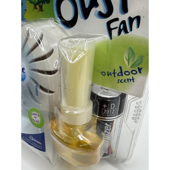 Oust Portable Fan Outdoor Scent Eliminates Odors 2004 Discontinued Vintage New - Picture 2 of 7